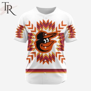 MLB Baltimore Orioles Special Native Design Baseball Jersey