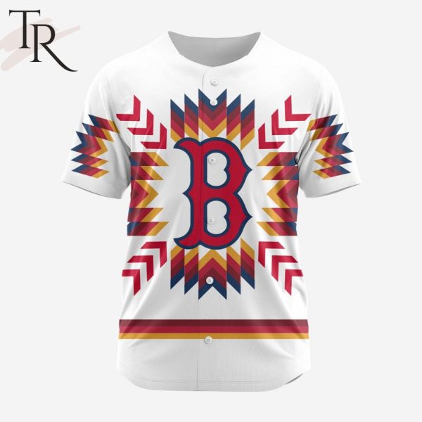 MLB Boston Red Sox Special Native Design Baseball Jersey