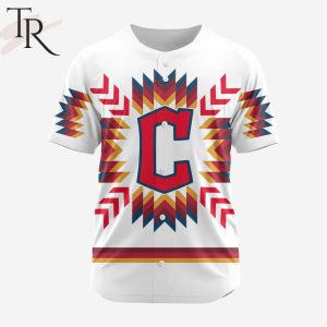 MLB Cleveland Guardians Special Native Design Baseball Jersey