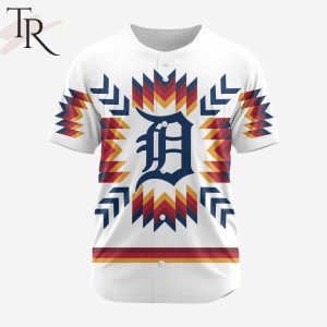 MLB Detroit Tigers Special Native Design Baseball Jersey