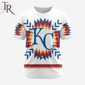 MLB Kansas City Royals Special Native Design Baseball Jersey