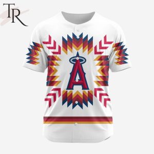 MLB Los Angeles Angels Special Native Design Baseball Jersey