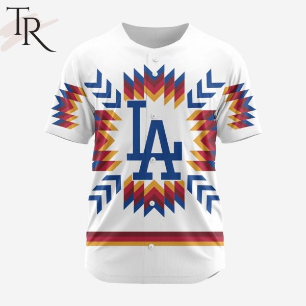 MLB Los Angeles Dodgers Special Native Design Baseball Jersey