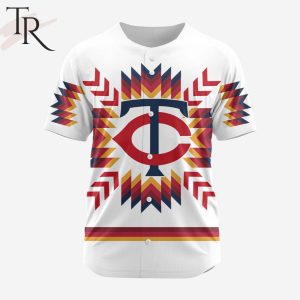 MLB Minnesota Twins Special Native Design Baseball Jersey