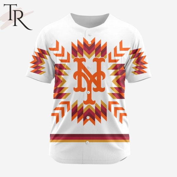 MLB New York Mets Special Native Design Baseball Jersey