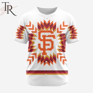 MLB San Francisco Giants Special Native Design Baseball Jersey