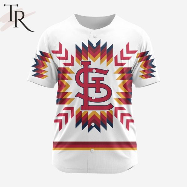 MLB St. Louis Cardinals Special Native Design Baseball Jersey