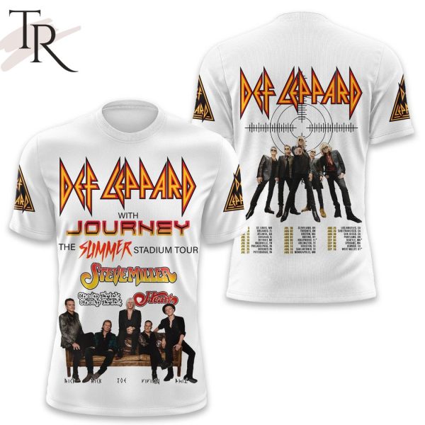 Def Leppard With Journey The Summer Stadium Tour Hoodie