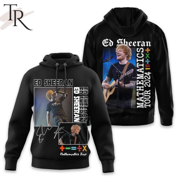 Ed Sheeran Mathematics Tour 2024 Hoodie