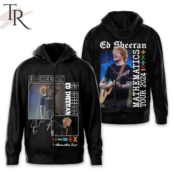 Ed Sheeran Mathematics Tour 2024 Hoodie