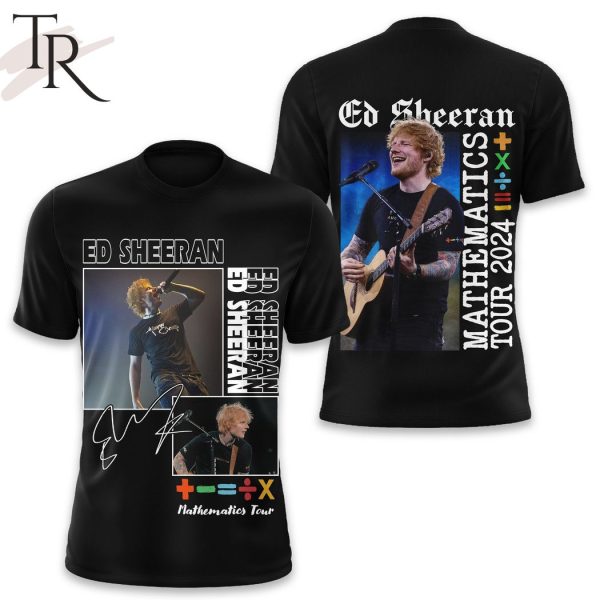 Ed Sheeran Mathematics Tour 2024 Hoodie