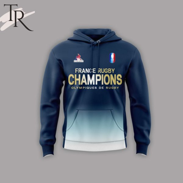 France Rugby Champions Olympiques De Rugby 2024 Hoodie