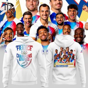 France Rugby Champions Olympiques De Rugby 2024 Hoodie