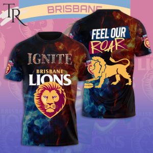 Ignite Brisbane Lions Feel Our Roar Hoodie