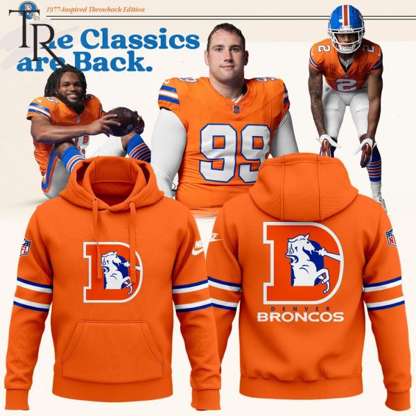 Denver Broncos Orange Crush 2024 Hoodie, Longpants – Orange