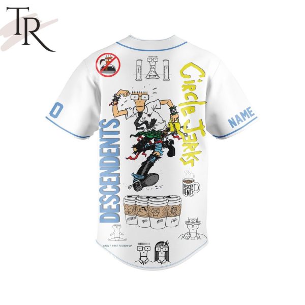 Descendents Circle Jerks Custom Baseball Jersey