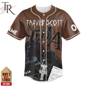 Travis Scott Utopia Look In My Eyes Custom Baseball Jersey