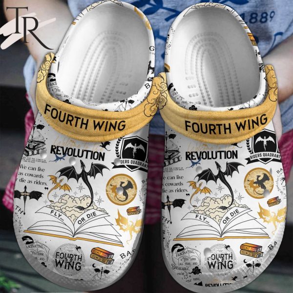 Fourth Wing Welcome To The Revolution Crocs