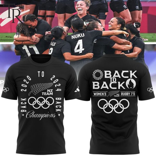 Back To Back Champions Women’s Rugby 7’s New Zealand Hoodie