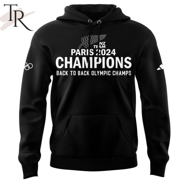 New Zealand Paris 2024 Champions Back To Back Olympic Champs Hoodie