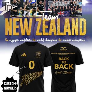 New Zealand Women’s National Rugby Sevens Team 2 Times Olympic Gold Back To Back Hoodie