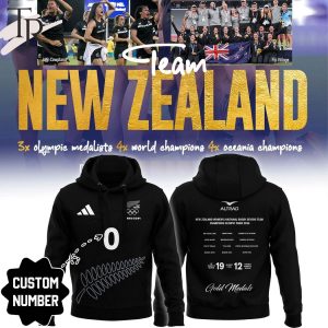 New Zealand Paris 2024 Champions Back To Back Olympic Champs Hoodie