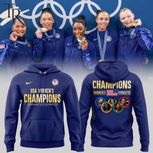 2024 Olympics Champions USA Basketball Hoodie – Black