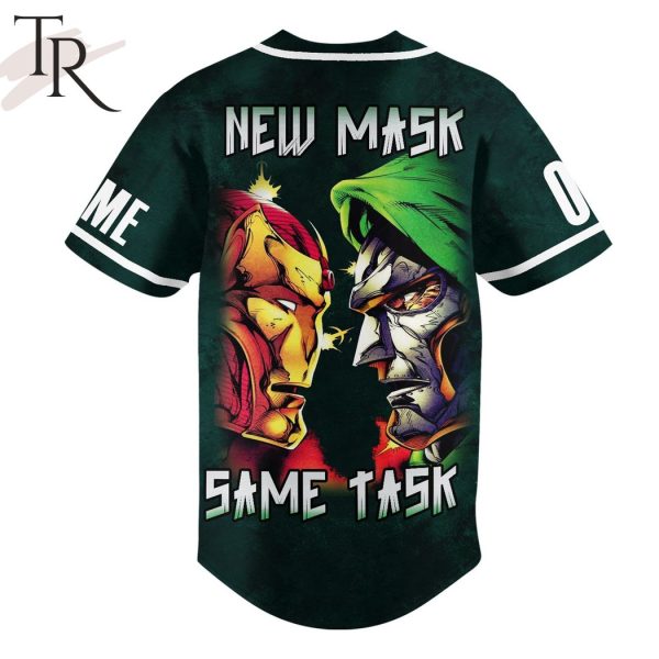 Avengers Doomsday New Mask Same Task Custom Baseball Jersey