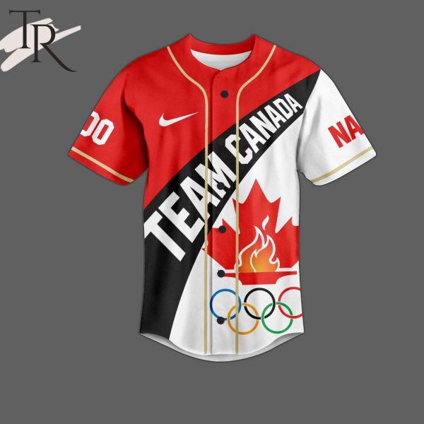 Canada Paris 2024 Custom Baseball Jersey