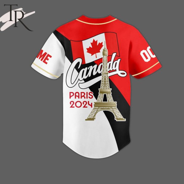 Canada Paris 2024 Custom Baseball Jersey