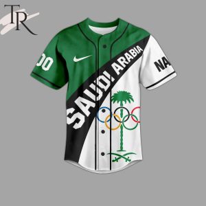 Saudi Arabia Paris 2024 Custom Baseball Jersey