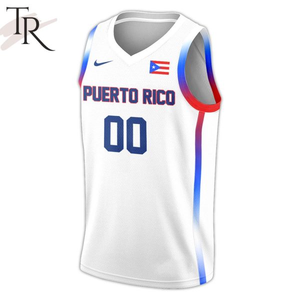 Puerto Rico Basketball Woman Olympic Games Paris 2024 White Jersey