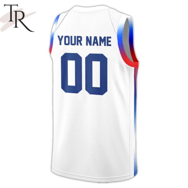 Puerto Rico Basketball Woman Olympic Games Paris 2024 White Jersey