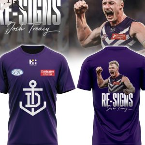 AFL Fremantle Dockers Re-Signs Josh Treacy T-Shirt