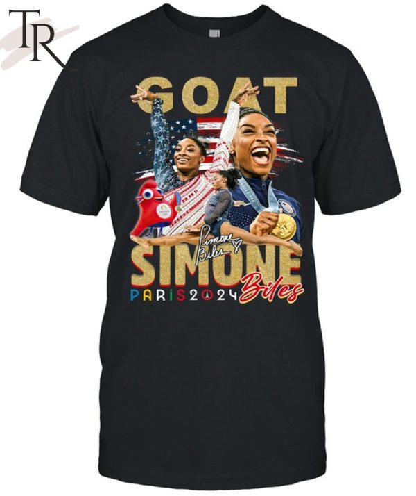 GOAT Simone Biles Paris 2024 T-Shirt