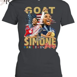 GOAT Simone Biles Paris 2024 T-Shirt