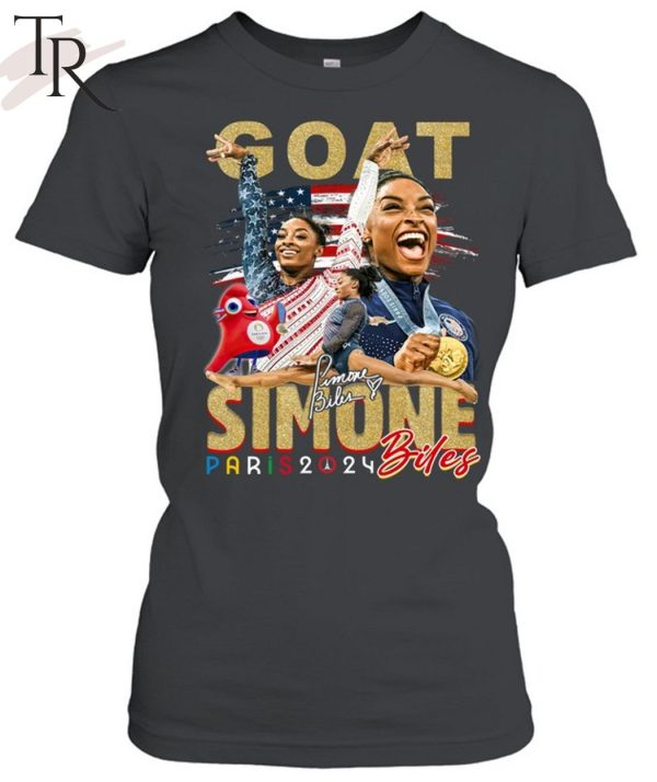 GOAT Simone Biles Paris 2024 T-Shirt