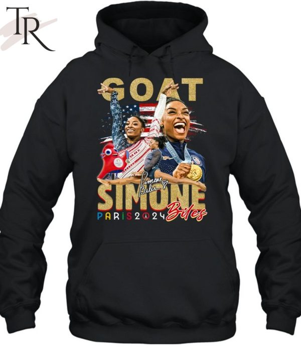 GOAT Simone Biles Paris 2024 T-Shirt