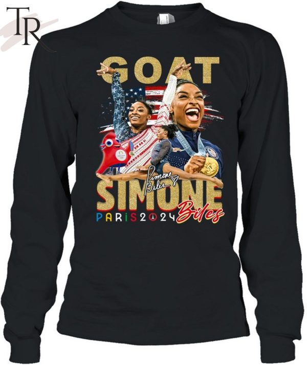 GOAT Simone Biles Paris 2024 T-Shirt