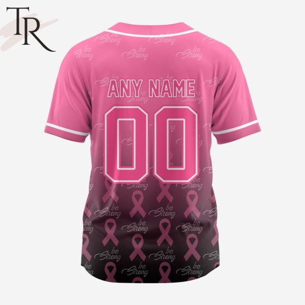 MLB Atlanta Braves Special Pink Design Fight Breast Cancer Baseball Jersey