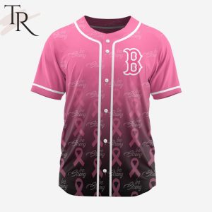 MLB Boston Red Sox Special Pink Design Fight Breast Cancer Baseball Jersey