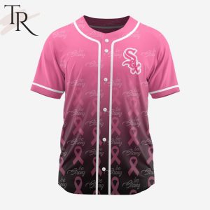 MLB Chicago White Sox Special Pink Design Fight Breast Cancer Baseball Jersey