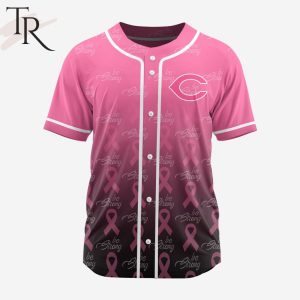 MLB Cincinnati Reds Special Pink Design Fight Breast Cancer Baseball Jersey