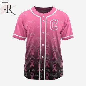 MLB Cleveland Guardians Special Pink Design Fight Breast Cancer Baseball Jersey