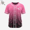 MLB Texas Rangers Special Pink Design Fight Breast Cancer Baseball Jersey