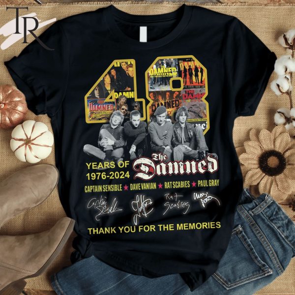 48 Years Of 1976-2024 The Damned T-Shirt