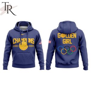 USA Champions 2024 Paris, France Gold Medal Hoodie