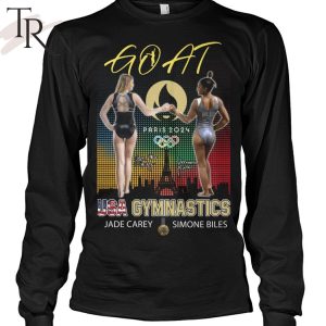 GOAT Paris 2024 USA Gymnastics Jade Carey & Simone Biles T-Shirt