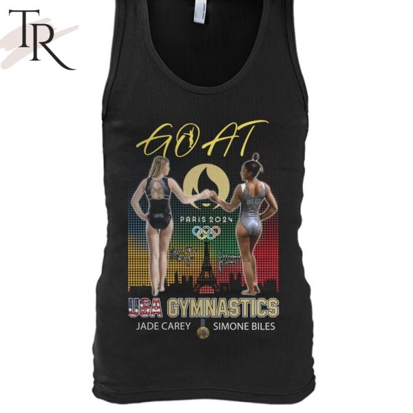 GOAT Paris 2024 USA Gymnastics Jade Carey & Simone Biles T-Shirt