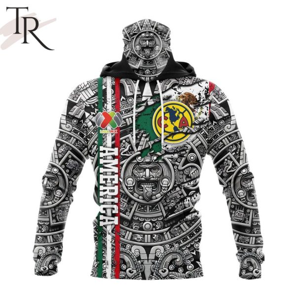 LIGA MX Club America Special Aztec Design Hoodie